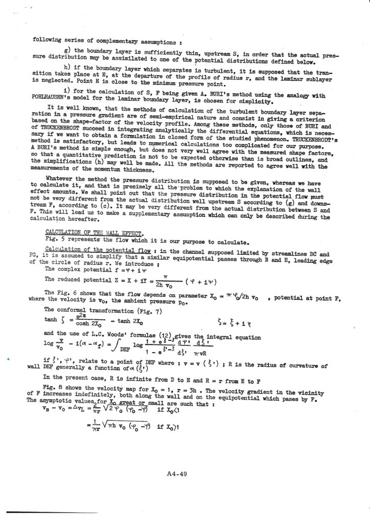 The curved wall effect, Cambridge Fluidics conference, 5/01/1967